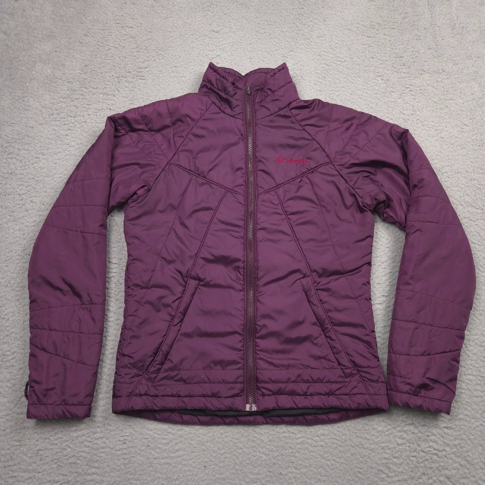 Columbia Omni-Heat Interchange Jacket Liner Women M Insulated Purple